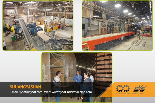 300t/day Brick Production Line for Brazil